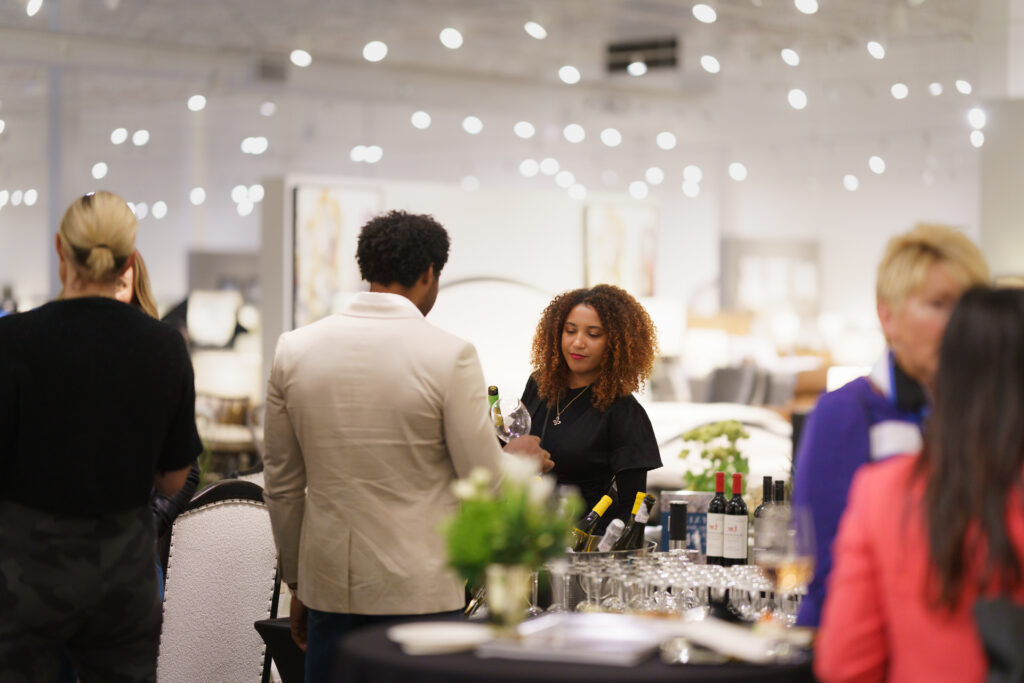 Professional event photography of CDM Home Tour capturing candid moments, stylish interiors, and guest experiences by Art of Portraits